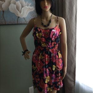 Rue21 Navy Blue flowers Design Summer dress